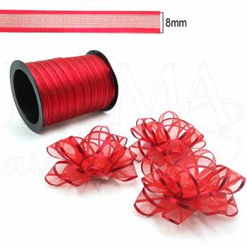 fita organza metalizada 1001 vermelho